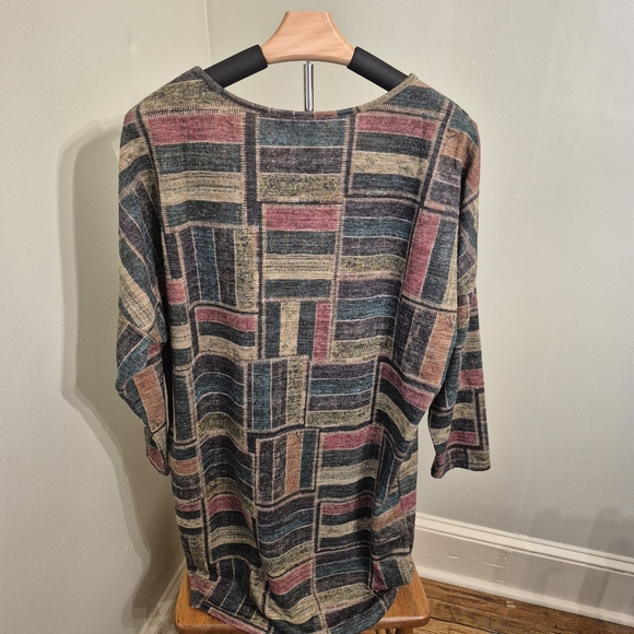 Multicolor Geometric Patterned Dress/Tunic - Picture 2 of 8